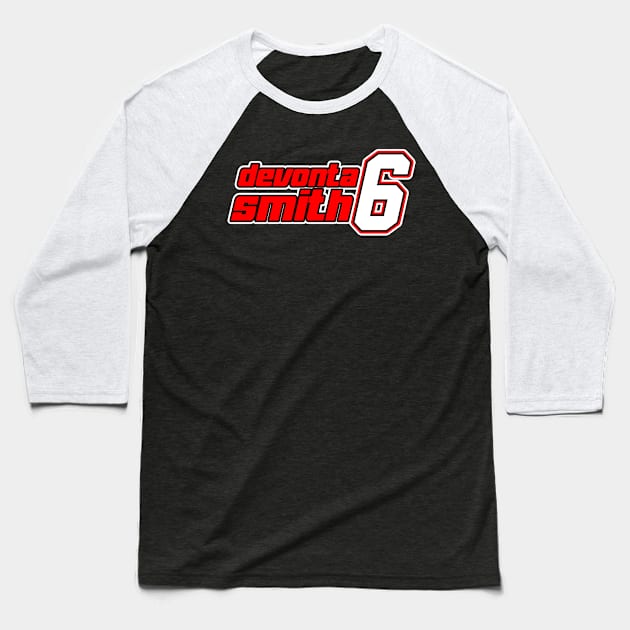 devonta football smith Baseball T-Shirt by creator pintar